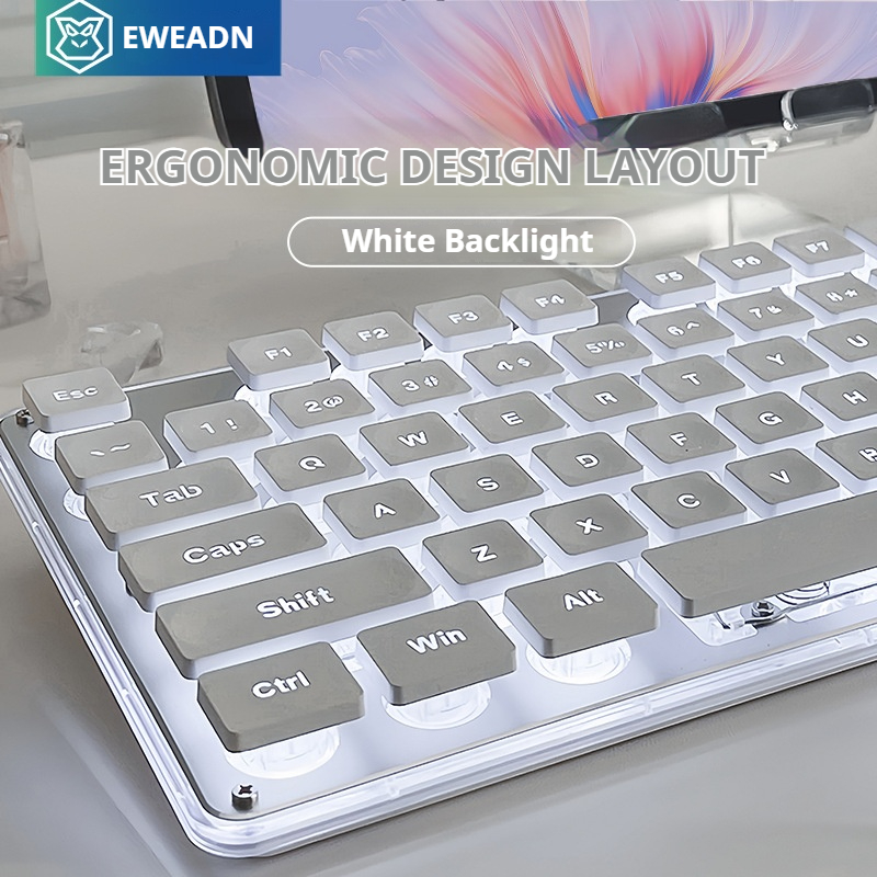 Gaming Keyboard And Mouse Wireless - EWEADN V3 wireless Silent Office keyboard
