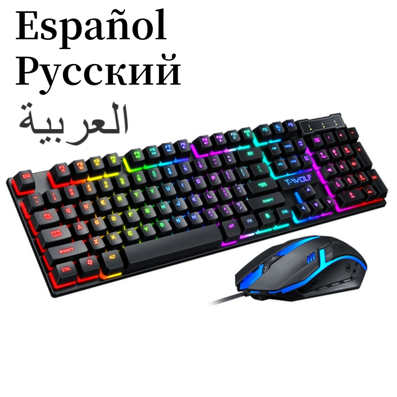 Gaming Keyboard And Mouse For Xbox - Spanish Keyboard with Spanish Layout Russian