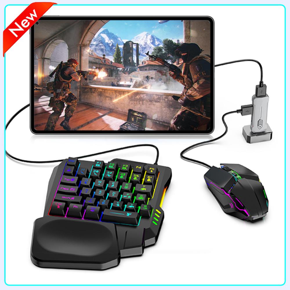 Gaming Keyboard And Mouse Converter For Mobile - 5 in 1 Mobile Game Converter
