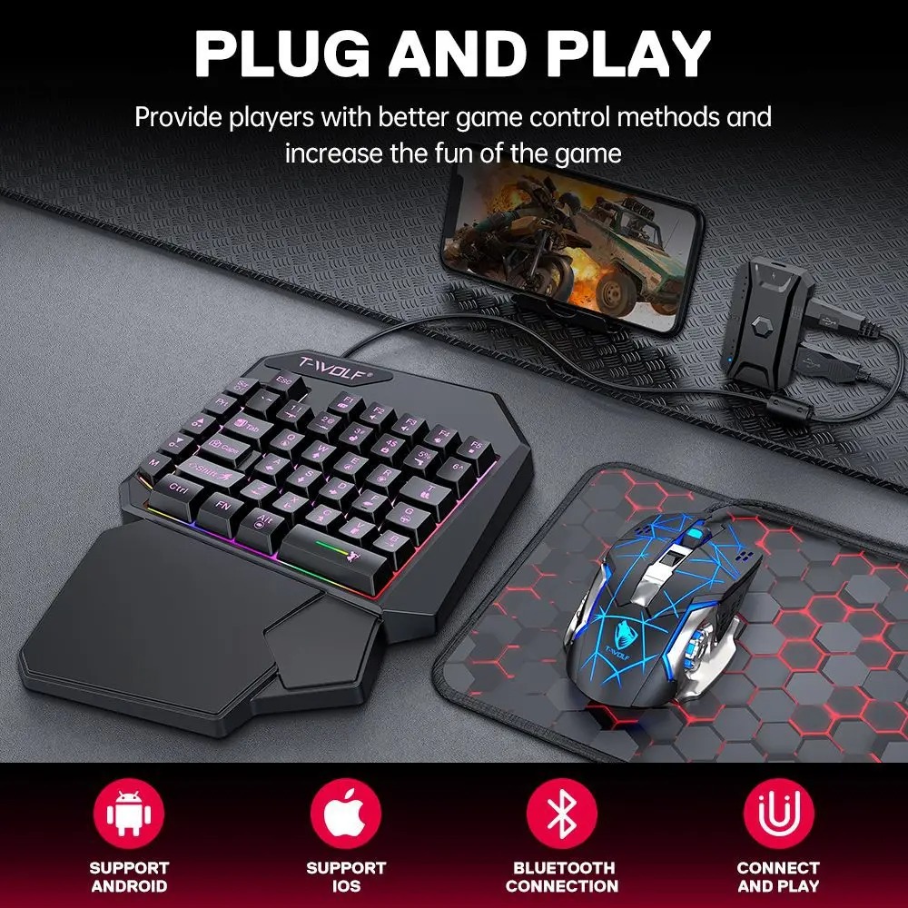 5 in 1 RGB Gaming Keyboard Mou - Gaming Keyboard And Mouse For Xbox 评论和价格