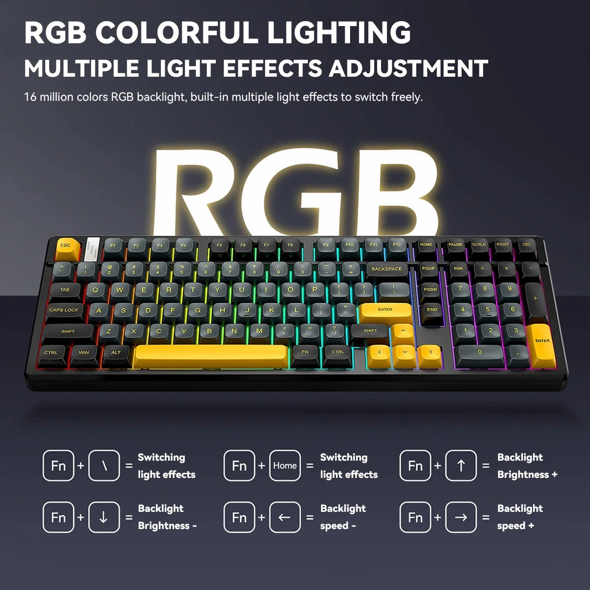 Wireless Mechanical Gaming Key - Gaming Keyboard Thocky 评论和价格