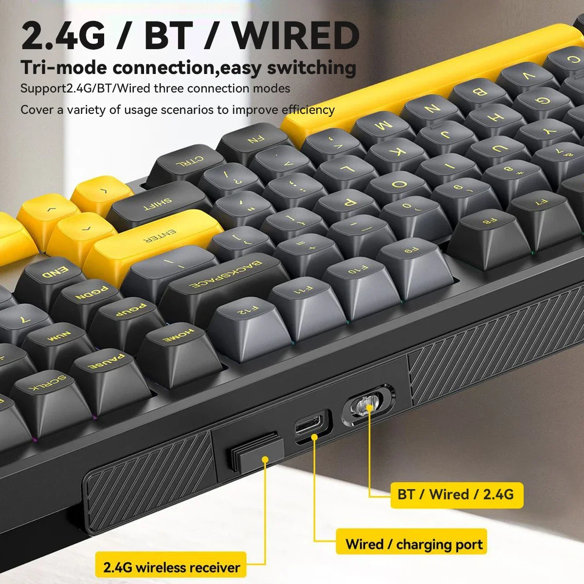 Wireless Mechanical Gaming Key - Gaming Keyboard Thocky 评论和价格