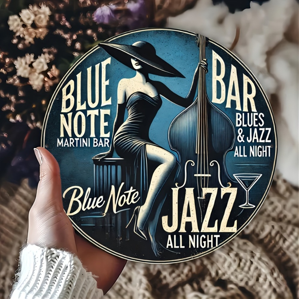 Blue Note Jazz Martini Bar Vin - Brass Weight Plate 评论和价格