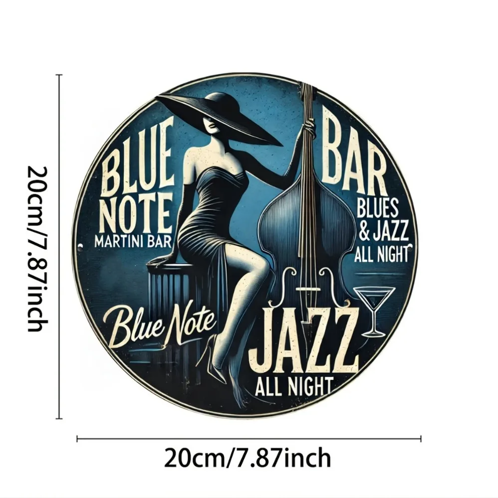 Blue Note Jazz Martini Bar Vin - Brass Weight Plate 评论和价格