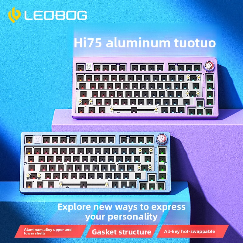 LEOBOG Hi75 CNC Aluminum Kit M - Gaming Keyboard Thocky 评论和价格