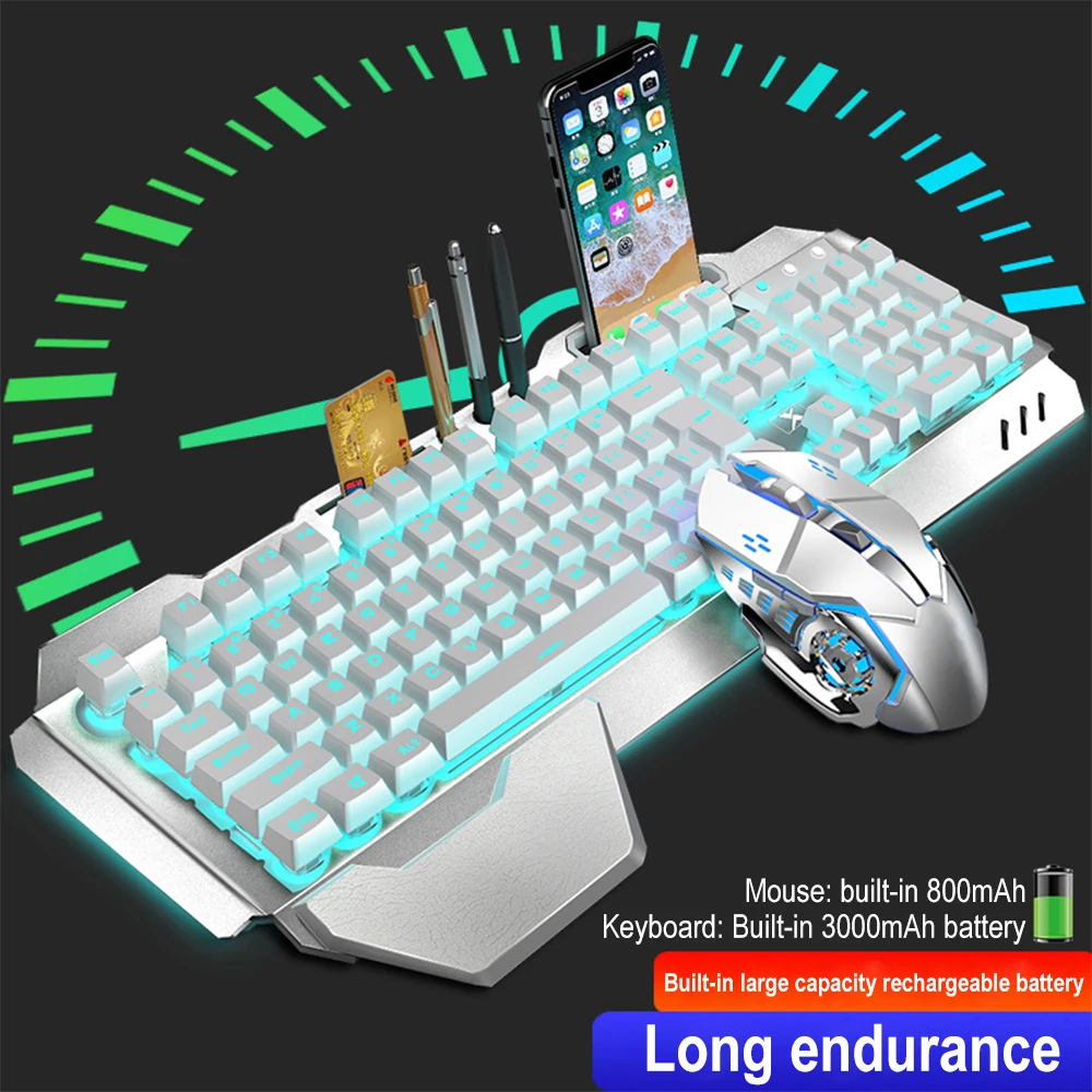K680 Rechargeable 2.4G wireles - Gaming Keyboard And Mouse Wireless 评论和价格