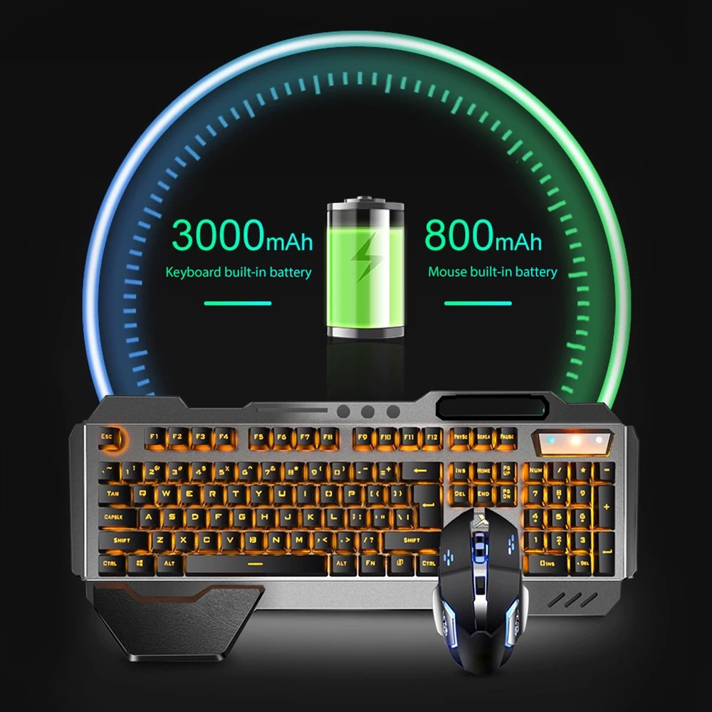 K680 Rechargeable 2.4G wireles - Gaming Keyboard And Mouse Wireless 评论和价格