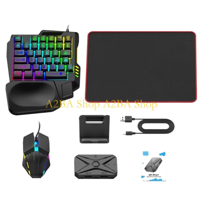 A2BA Wireless Mobile Keyboard  - Gaming Keyboard And Mouse Converter For Mobile 评论和价格