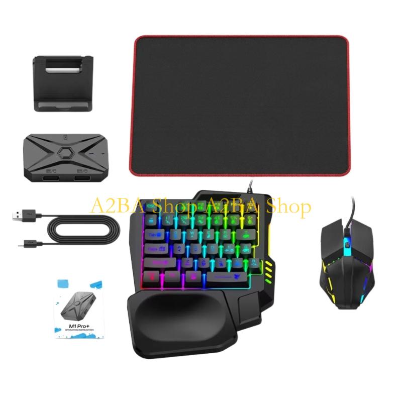 A2BA Wireless Mobile Keyboard  - Gaming Keyboard And Mouse Converter For Mobile 评论和价格