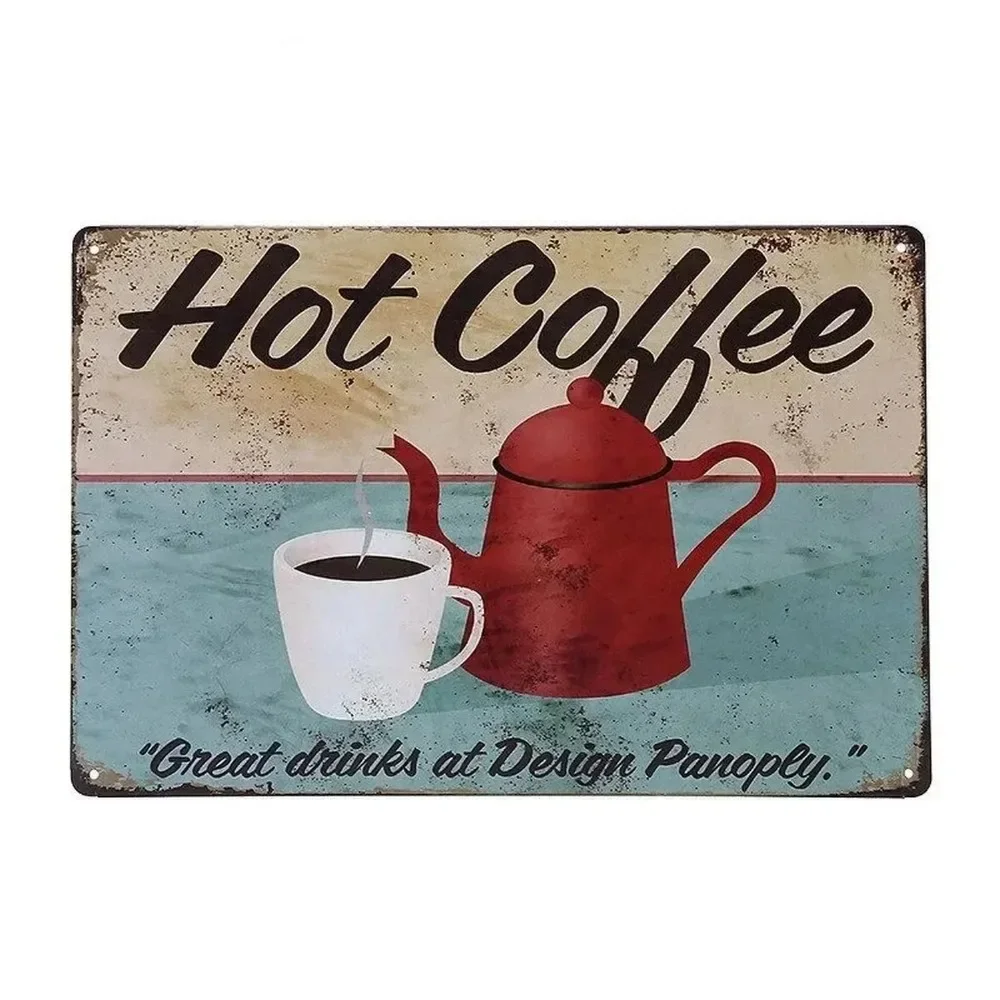 Plaque Metal Signs Drink Coffe - Brass Weight Plate 评论和价格