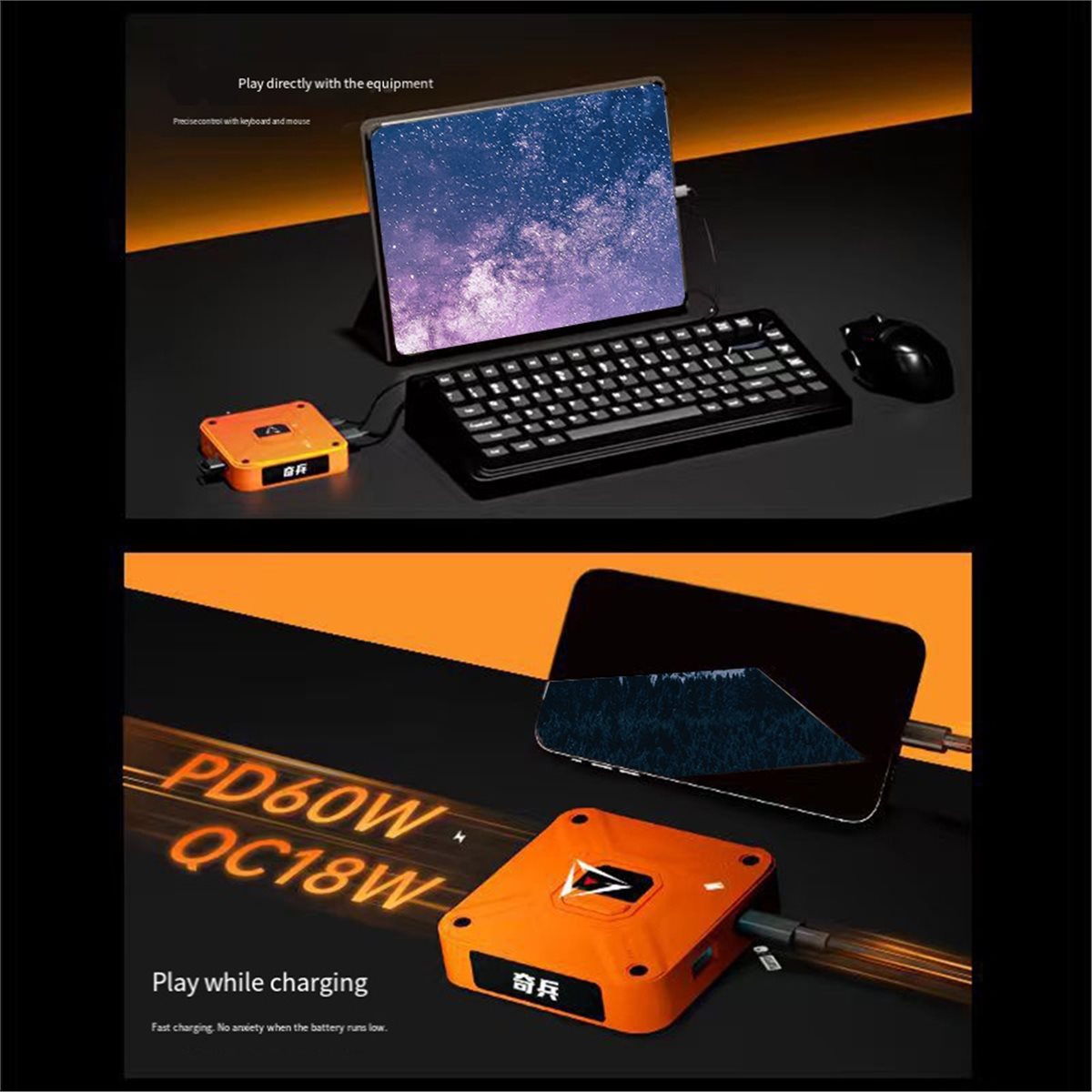 AX360M Keyboard and Mouse Adap - Gaming Keyboard And Mouse Converter For Mobile 评论和价格