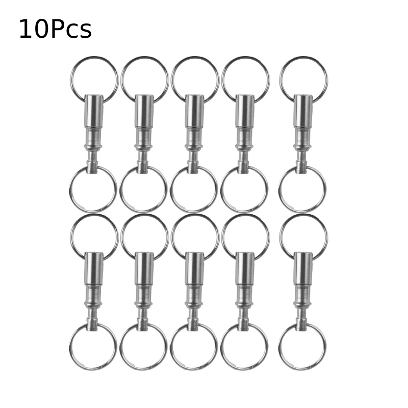 10pcs Dual Detachable Keychain - Keycap Puller Ring 评论和价格