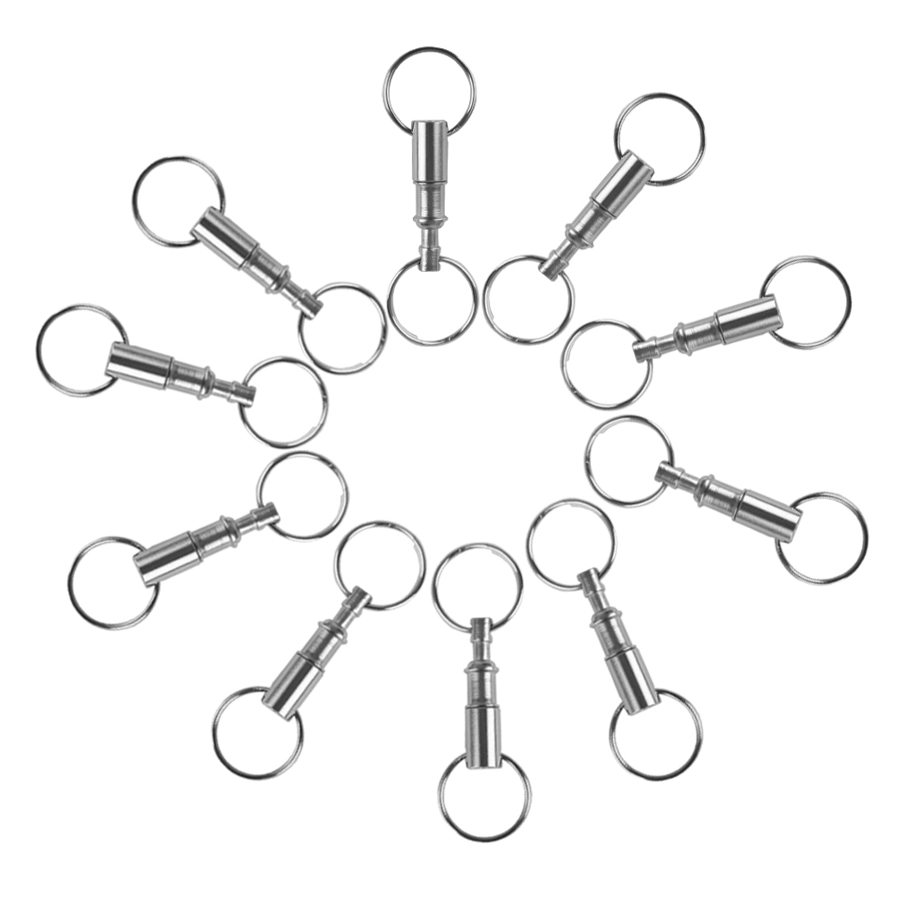 10pcs Dual Detachable Keychain - Keycap Puller Ring 评论和价格