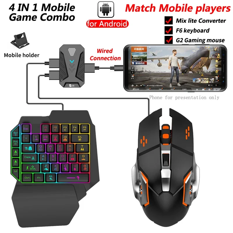 In stock Mixlite Gamepad for M - Gaming Keyboard And Mouse Converter For Mobile 评论和价格