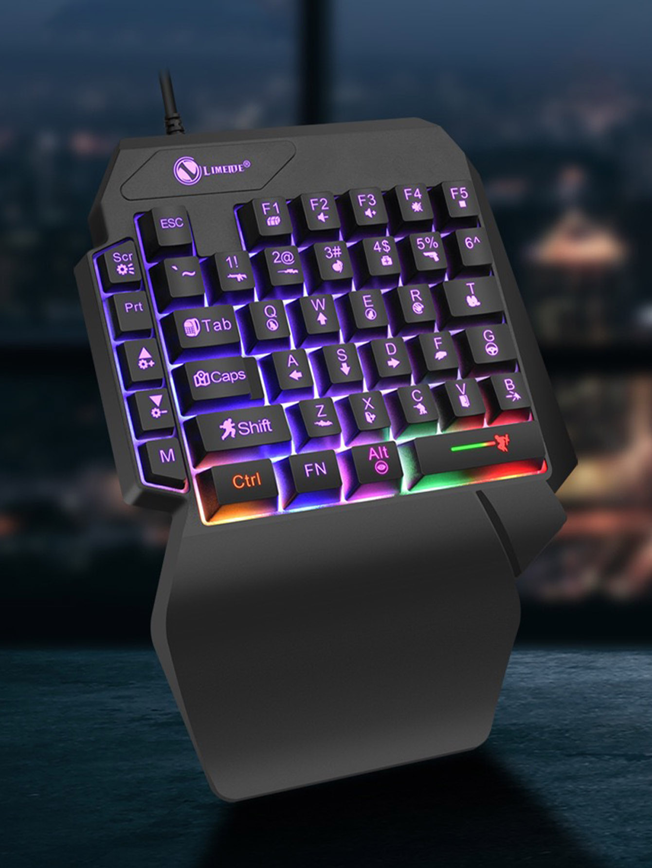 Mechanical One-Handed Light Ga - Gaming Keyboard And Mouse For Xbox 评论和价格