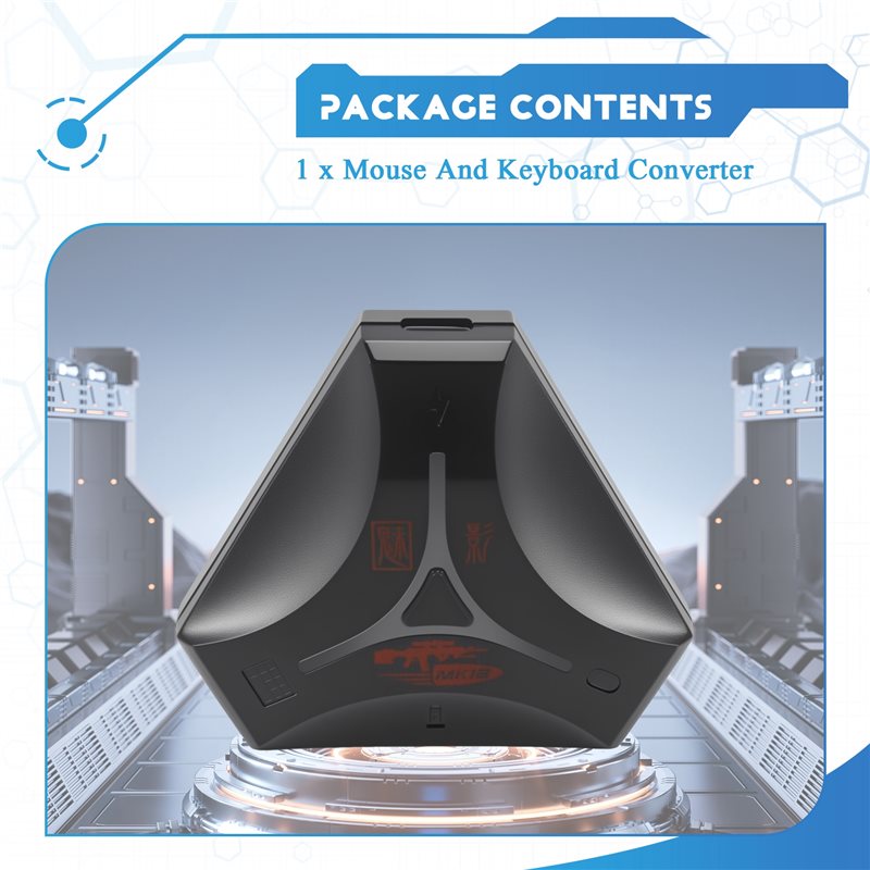 New-1 Piece MK12 Plug And Paly - Gaming Keyboard And Mouse Converter For Mobile 评论和价格