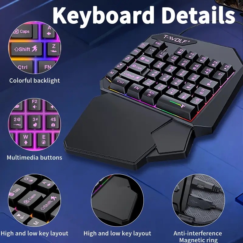 2 In1 Gaming Keyboard and Mous - Gaming Keyboard And Mouse For Xbox 评论和价格