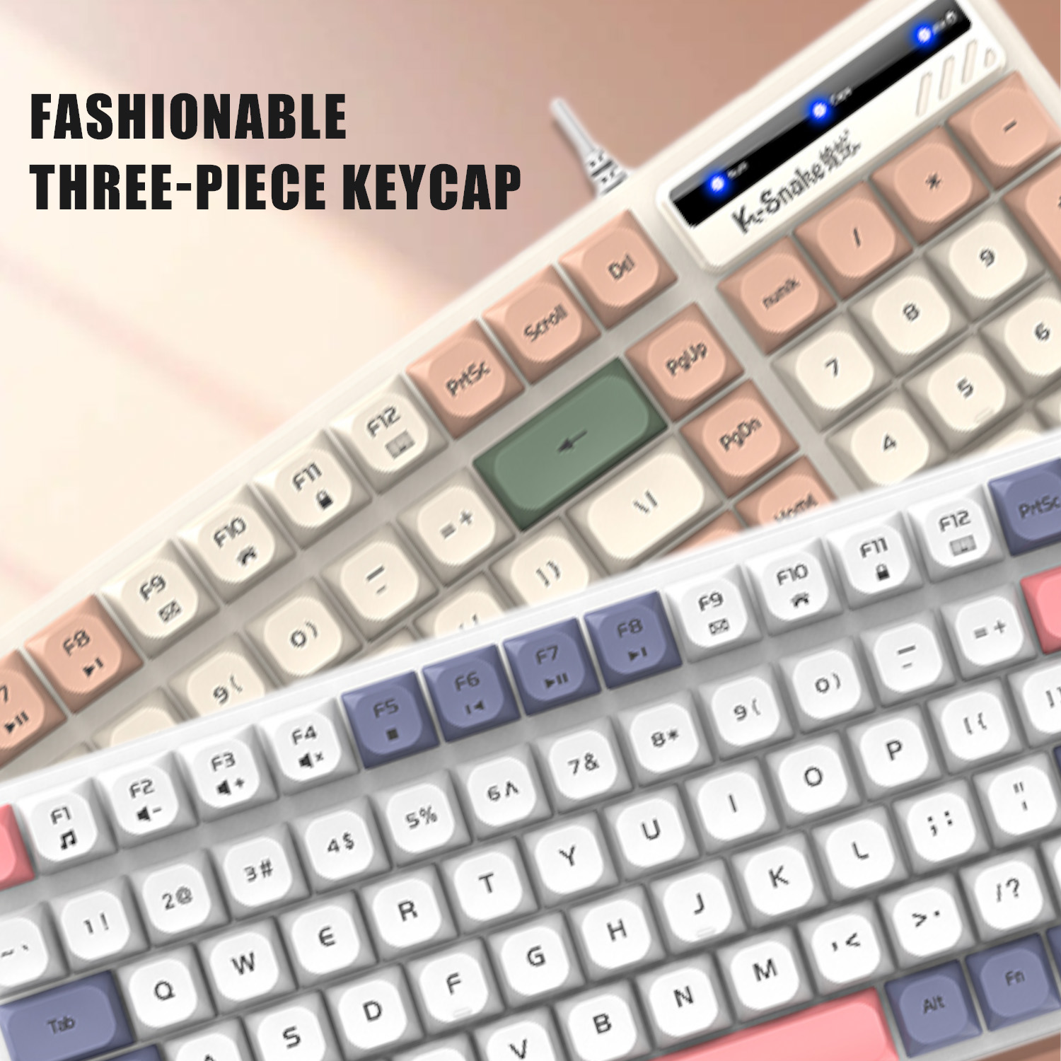 K-Snake KM100 Wired Fashion Ke - Gaming Keyboard And Mouse For Xbox 评论和价格