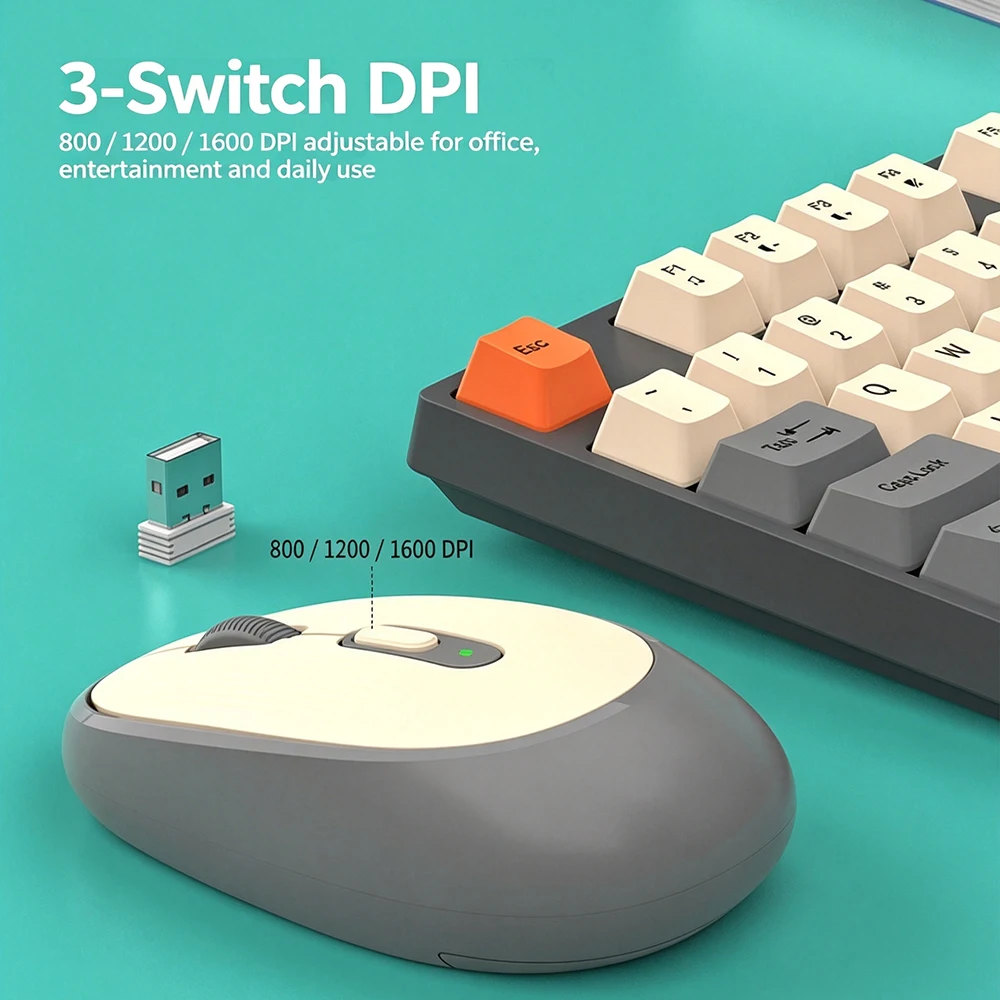 KEBIDUMEI 2.4G Wireless Keyboa - Gaming Keyboard And Mouse Set 评论和价格