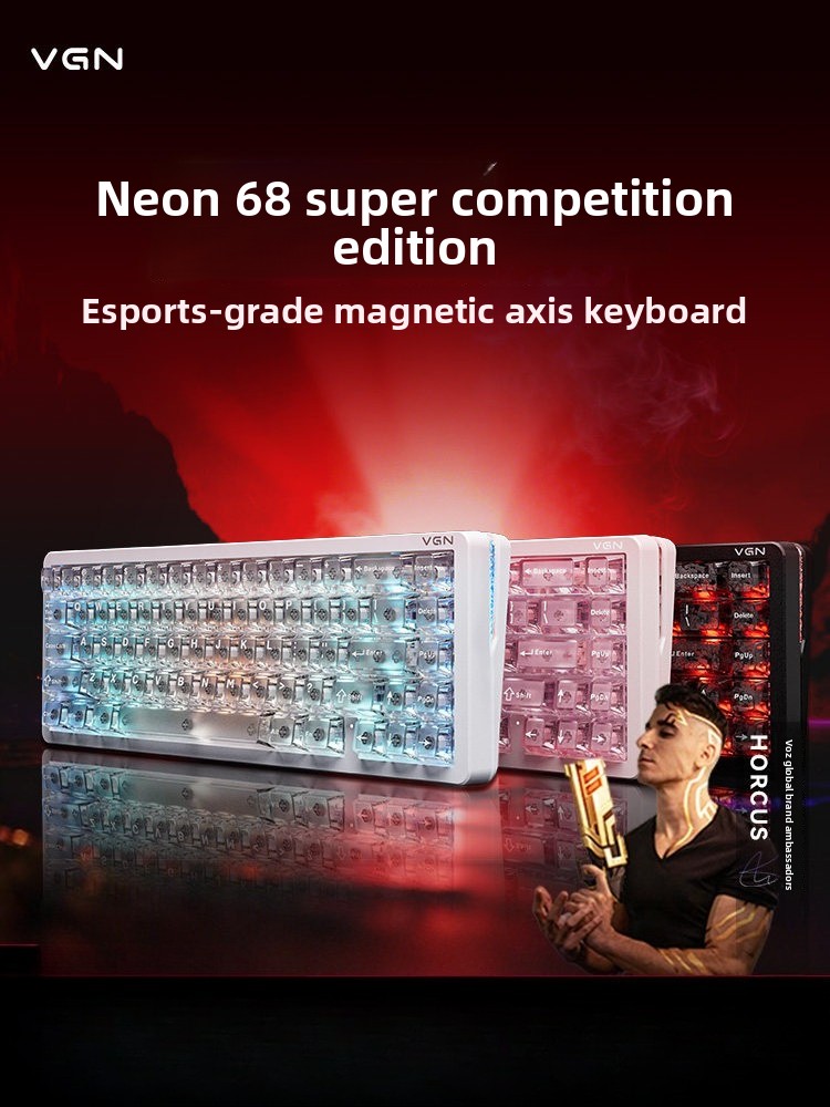 Custom Neon Aesthetic 68% Layo - Gaming Keyboard Thocky 评论和价格