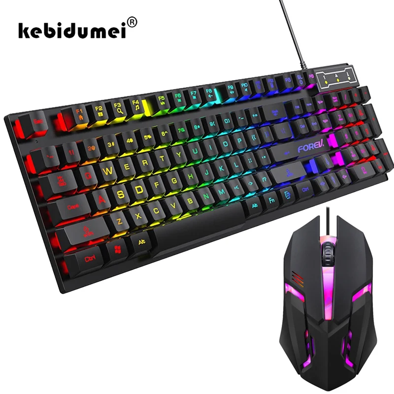 104 Key Backlit Mechanical Key - Gaming Keyboard And Mouse For Xbox 评论和价格