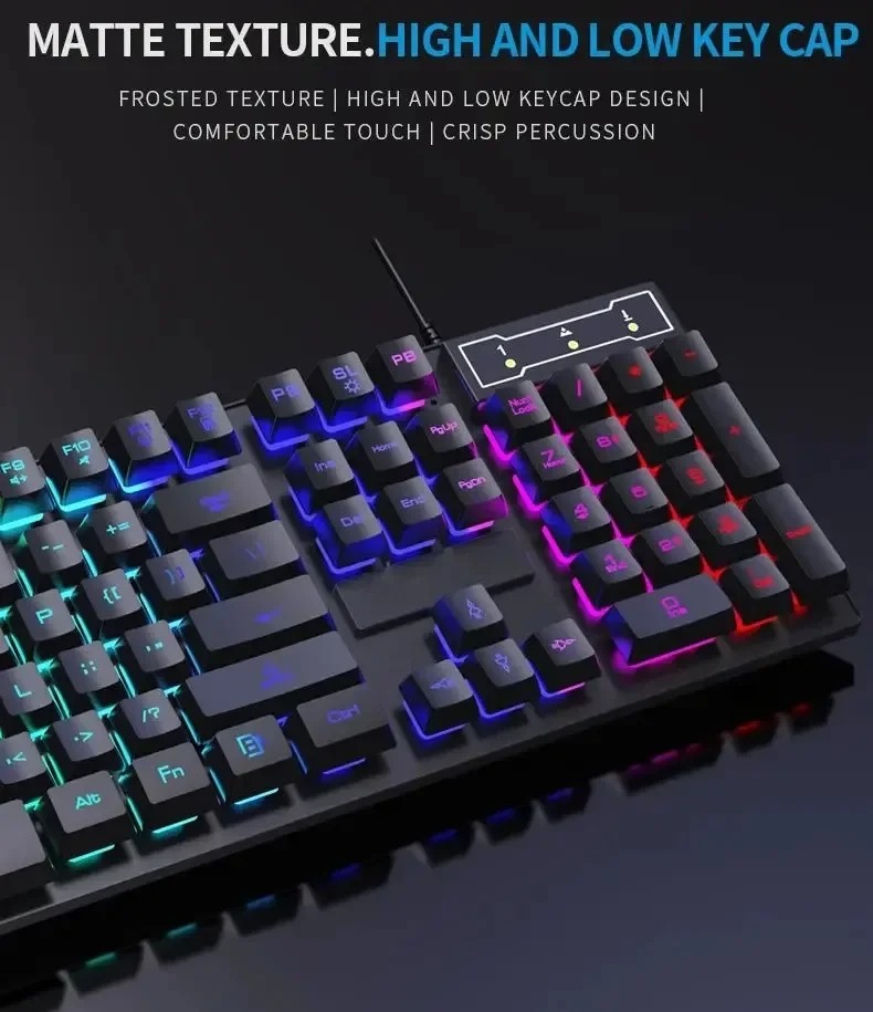 Kebidumei 104 key Backlit Mech - Gaming Keyboard And Mouse For Xbox 评论和价格