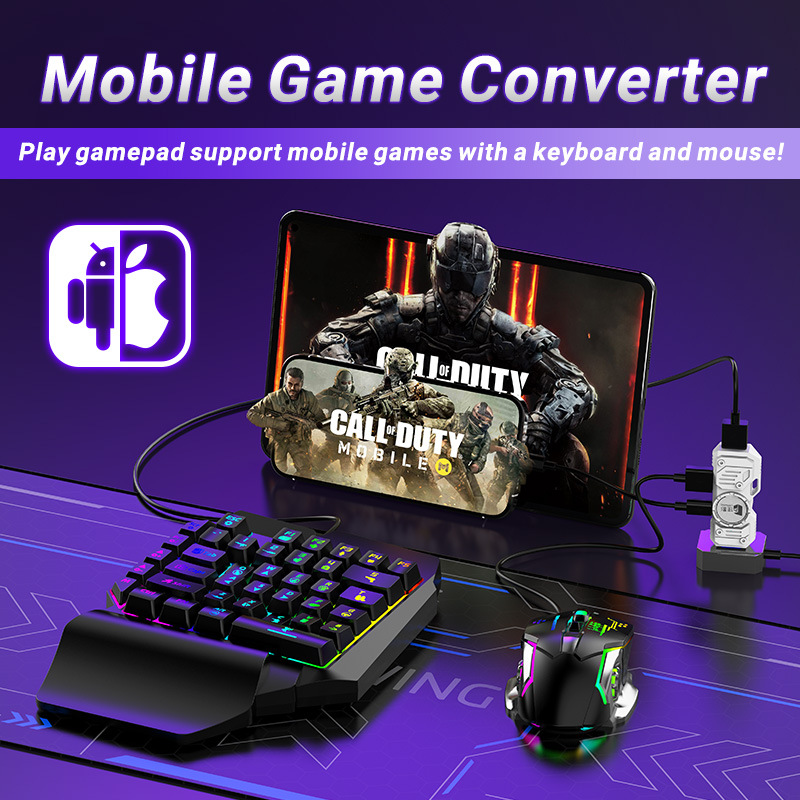 Mobile Games Converter Kit Mob - Gaming Keyboard And Mouse Converter For Mobile 评论和价格