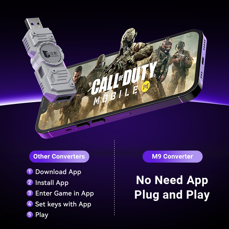 Mobile Games Converter Kit Mob - Gaming Keyboard And Mouse Converter For Mobile 评论和价格