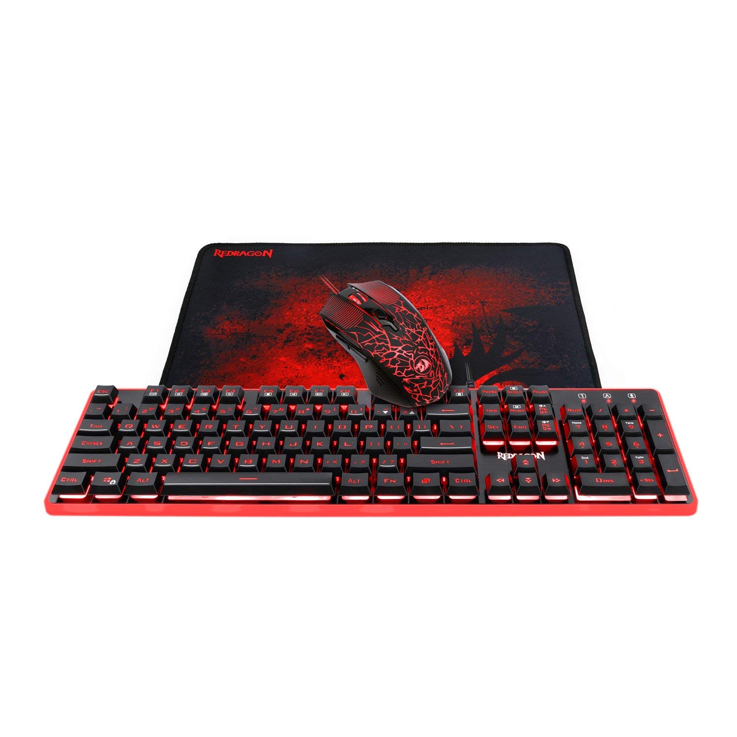 Redragon S107 RGB Gaming Keybo - Gaming Keyboard No Rgb 评论和价格